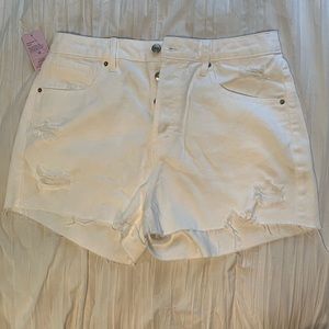 Wild Fable - White Denim Shorts